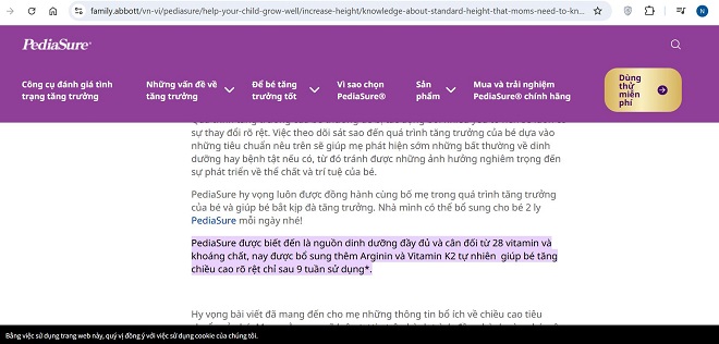 Nội dung đăng tải trên website của Công ty Nội dung đăng tải trên website của Công ty