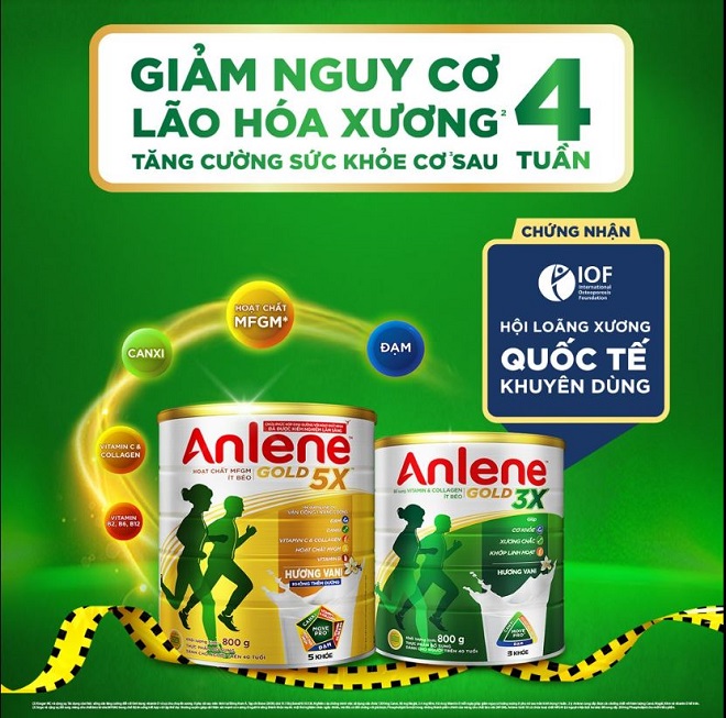 Sản phẩm Anlene Gold Sản phẩm Anlene Gold