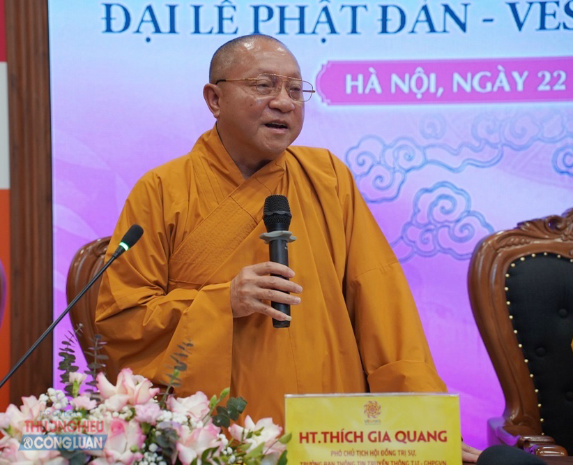Hoà thượng Thích Gia Quang, Phó Chủ tịch Hội đồng trị sự, Trưởng ban Thông tin Truyền thông Trung ương, Giáo hội Phật giáo Việt Nam, Trưởng ban thông tin truyền thông Đại lễ Vesak Liên Hợp Quốc 2025