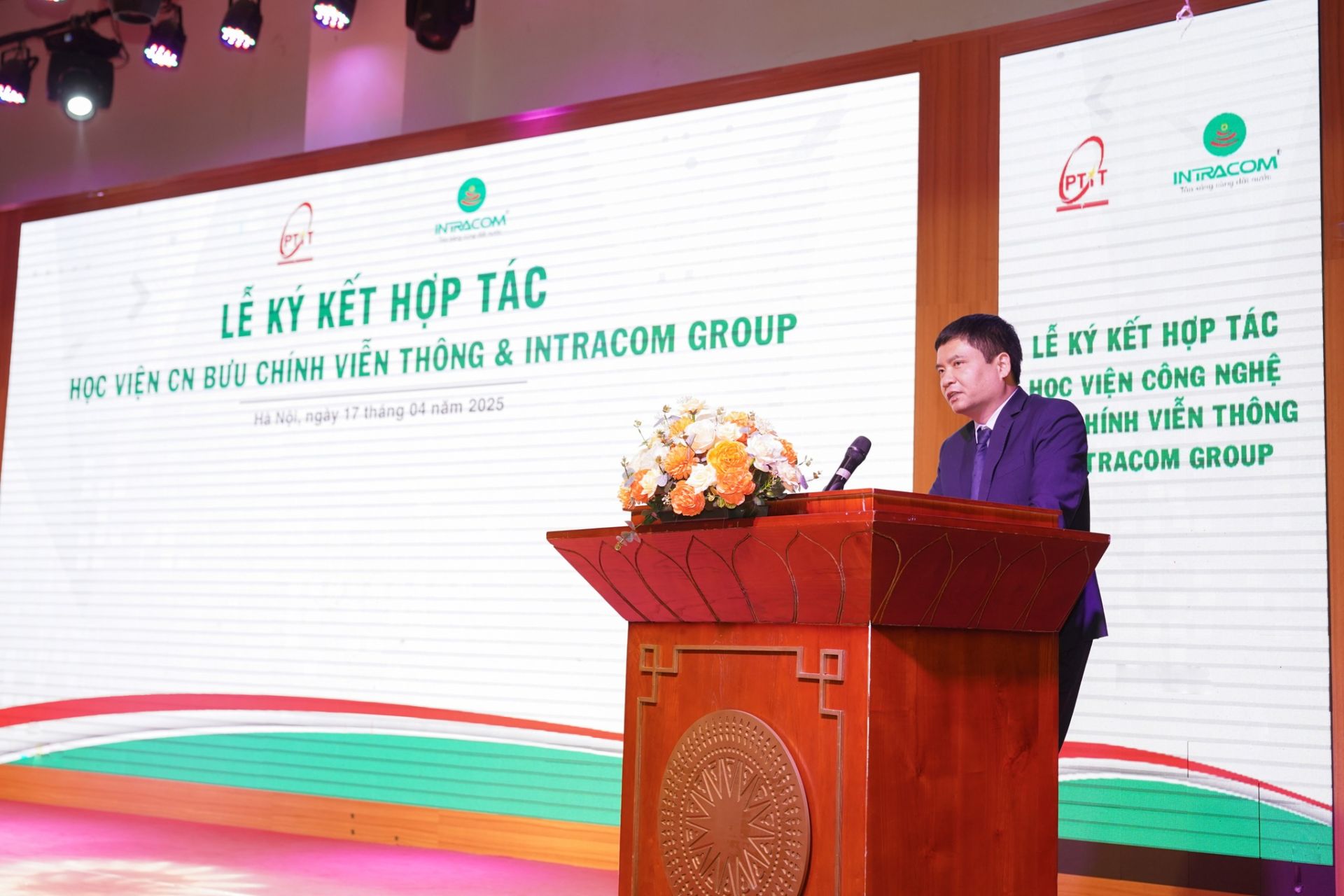 PGS.TS Đặng Hoài Bắc, Giám đốc Học viện Giám đốc Học viện mong muốn được hợp tác và đồng hành cùng Intracom Group trong việc giải quyết bài toán thực tế của doanh nghiệp bằng công nghệ, kỹ thuật PGS.TS Đặng Hoài Bắc, Giám đốc Học viện Giám đốc Học viện mong muốn được hợp tác và đồng hành cùng Intracom Group trong việc giải quyết bài toán thực tế của doanh nghiệp bằng công nghệ, kỹ thuật