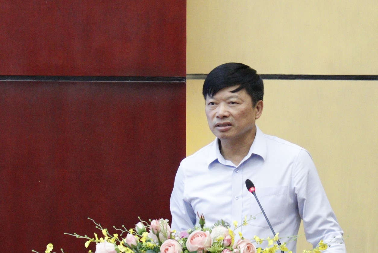 Phó Chủ tịch Thường trực UBND tỉnh Đào Quang Khải, Trưởng Ban Chỉ đạo 389 tỉnh phát biểu kết luận tại điểm cầu Bắc Ninh.