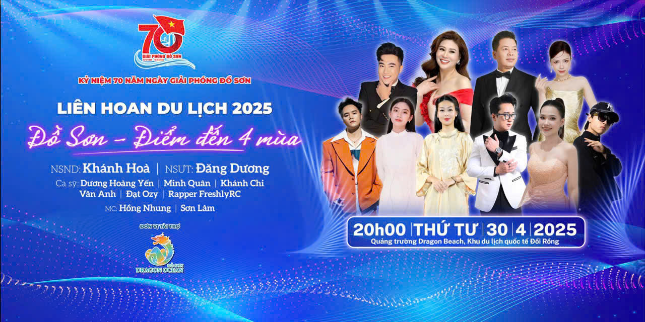 Liên hoan du lịch năm 2025 “Đồ Sơn – Điểm đến 4 mùa”
