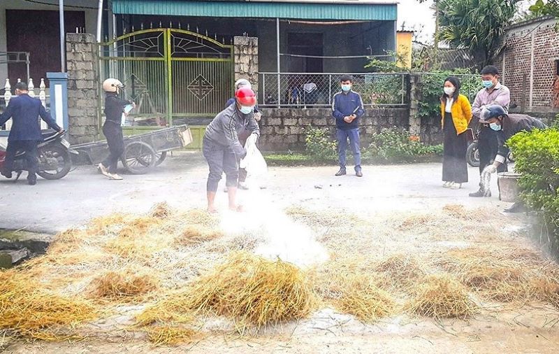 Chủ động thực hiện các biện pháp phòng chống dịch, ngăn chặn dịch lây lan diện rộng.