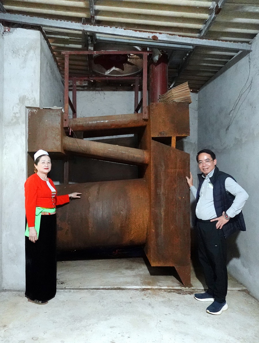 Lò sấy mây tre đan, tạo độ bền cho sản phẩm Lò sấy mây tre đan, tạo độ bền cho sản phẩm