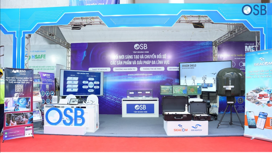 Không gian trưng bày sản phẩm giải pháp đổi mới sáng tạo, chuyển đổi số của Tập đoàn OSB Không gian trưng bày sản phẩm giải pháp đổi mới sáng tạo, chuyển đổi số của Tập đoàn OSB
