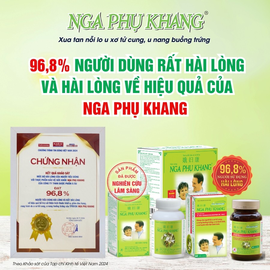 Nga Phụ Khang được nhiều người dùng đánh giá cao Nga Phụ Khang được nhiều người dùng đánh giá cao