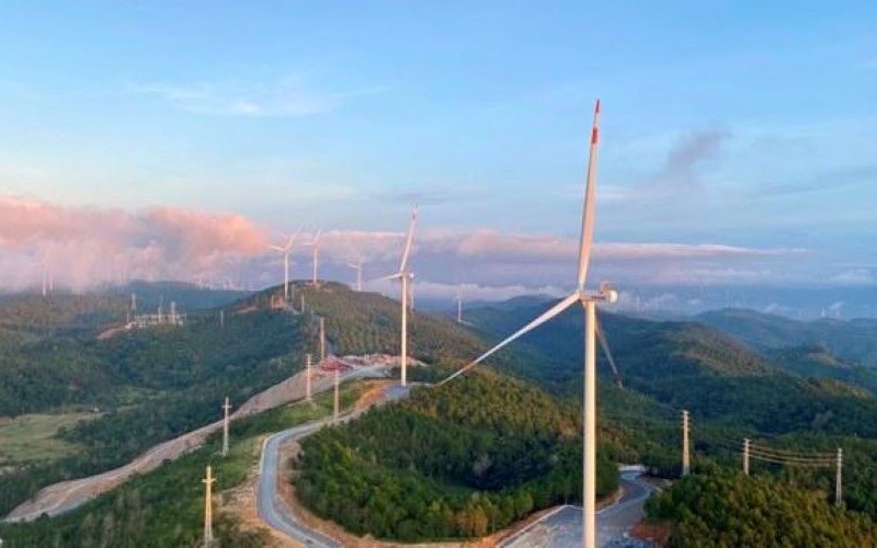 Một dự án điện gió tại Quảng Trị. Một dự án điện gió tại Quảng Trị.