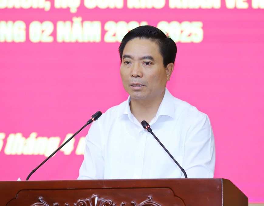 Bí thư Tỉnh ủy Nguyễn Doãn Anh phát biểu kết luận hội nghị.