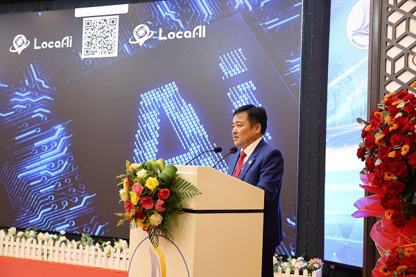 Ông Phạm Minh Nhựt- Tân Chủ tịch Hiệp hội nhiệm kỳ VI (2025-2030) phát biểu nhận nhiệm vụ và báo cáo phương hướng hoạt động của Hiệp hội