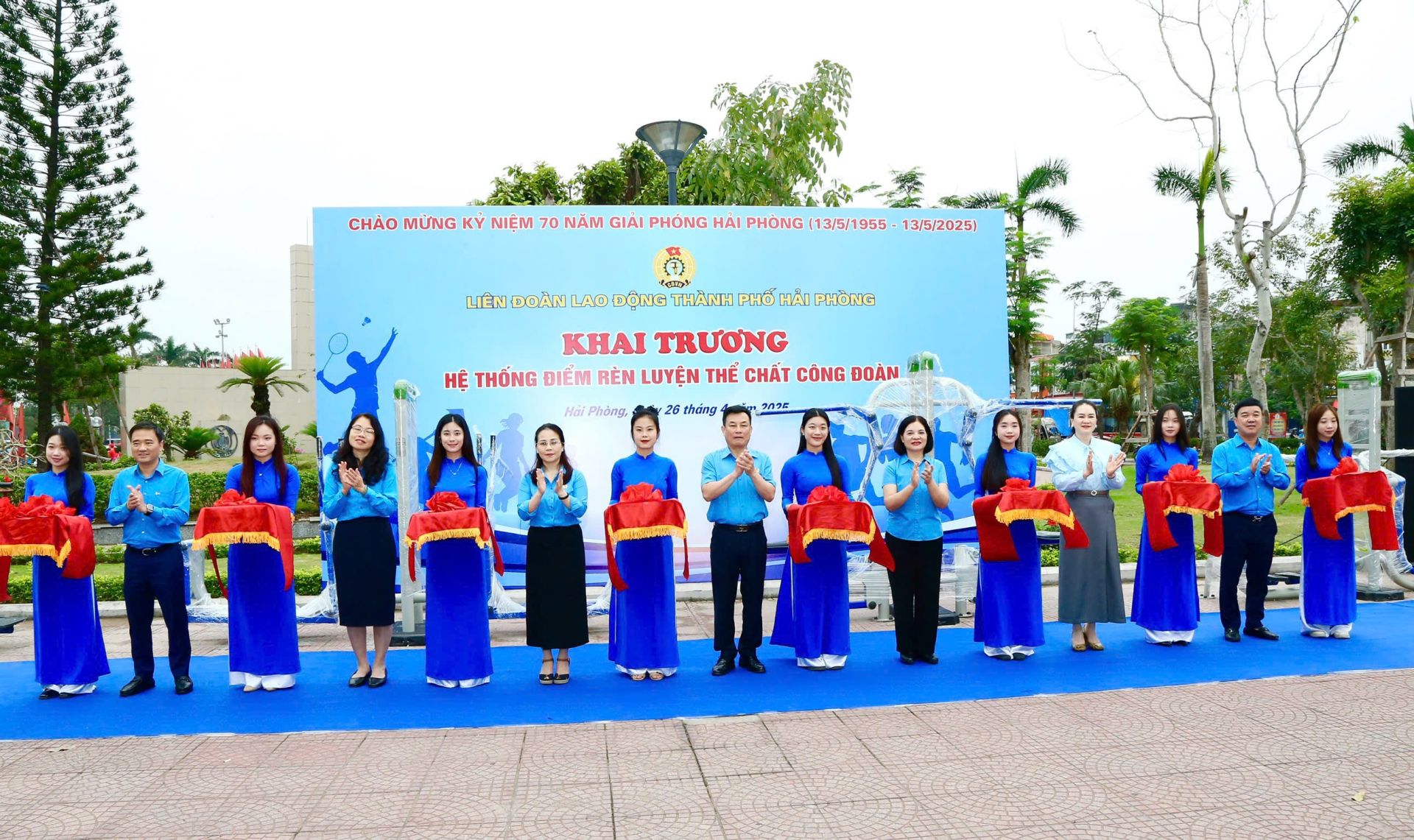 Khai trương hệ thống rèn luyện thể chất công đoàn Khai trương hệ thống rèn luyện thể chất công đoàn