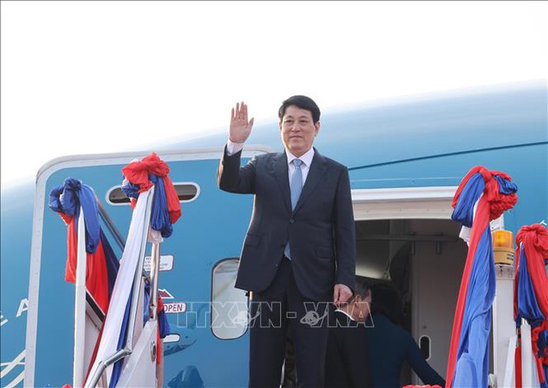 Chủ tịch nước Lương Cường kết thúc tốt đẹp chuyến thăm cấp Nhà nước tới Lào.