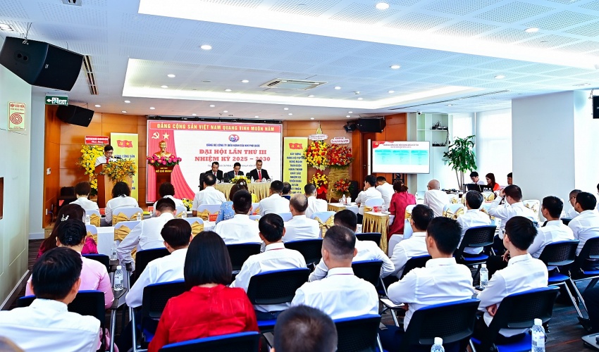 Đảng bộ Công ty Điều hành Dầu khí Phú Quốc (PQPOC) long trọng tổ chức Đại hội Đảng bộ lần thứ III, nhiệm kỳ 2025 – 2030 Đảng bộ Công ty Điều hành Dầu khí Phú Quốc (PQPOC) long trọng tổ chức Đại hội Đảng bộ lần thứ III, nhiệm kỳ 2025 – 2030