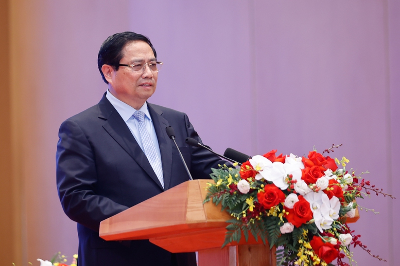 Thủ tướng Phạm Minh Chính đánh giá cao và trân trọng cảm ơn sự đóng góp thiết thực, hiệu quả của các doanh nghiệp Nhật Bản đối với sự phát triển của Việt Nam và quan hệ hữu nghị giữa hai nước - Ảnh: VGP/Nhật Bắc Thủ tướng Phạm Minh Chính đánh giá cao và trân trọng cảm ơn sự đóng góp thiết thực, hiệu quả của các doanh nghiệp Nhật Bản đối với sự phát triển của Việt Nam và quan hệ hữu nghị giữa hai nước - Ảnh: VGP/Nhật Bắc
