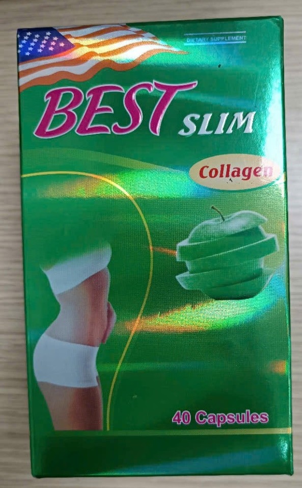 Thực phẩm bảo vệ sức khỏe  Best Slim Collagen có kết quả kiểm nghiệm dương tính với Sibutramine