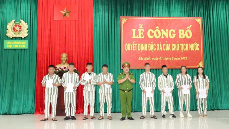 Bắc Ninh công bố Quyết định đặc xá của Chủ tịch nước