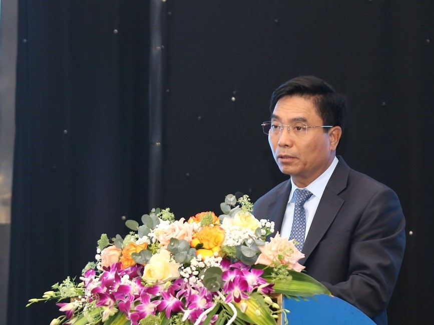 Nguyễn Doãn Anh, Ủy viên Trung ương Đảng, Bí thư Tỉnh ủy phát biểu chào mừng Hội thảo.