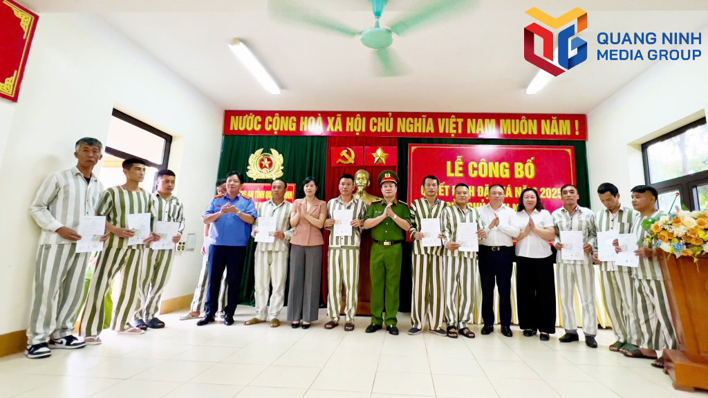 Trại tạm giam (Công an tỉnh Quảng Ninh) có 23 phạm nhân được đặc xá trong dịp này.