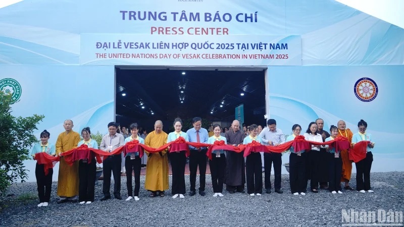 Giáo hội Phật giáo Việt Nam khai mạc Trung tâm Báo chí phục vụ Đại lễ Vesak 2025
