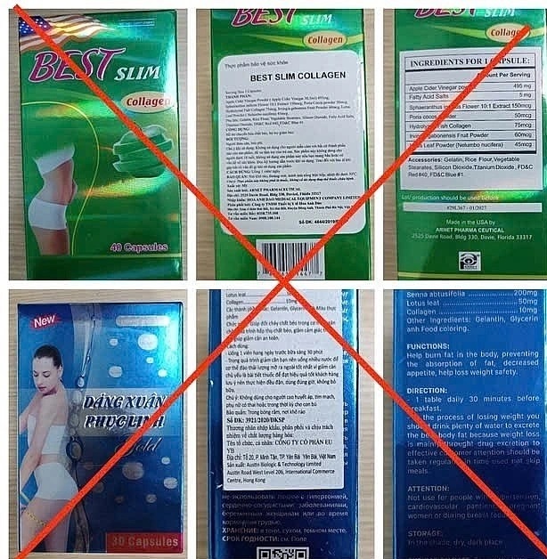 Yêu cầu gỡ quảng cáo 2 thực phẩm bảo vệ sức khoẻ chứa chất cấm