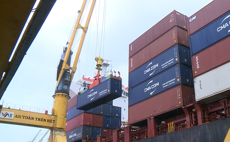 Cảng Nghi Sơn hiện có 3 hãng tàu quốc tế mở tuyến vận chuyển container qua cảng