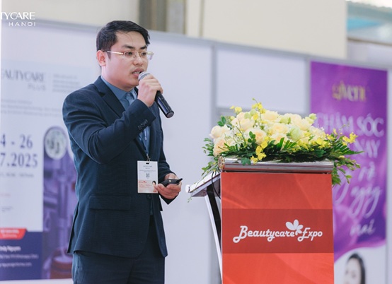 ThS Nguyễn Hải Nam, Viện trưởng Viện nghiên cứu ứng dụng Công nghệ tế bào Mescells tham luận tại hội thảo ThS Nguyễn Hải Nam, Viện trưởng Viện nghiên cứu ứng dụng Công nghệ tế bào Mescells tham luận tại hội thảo