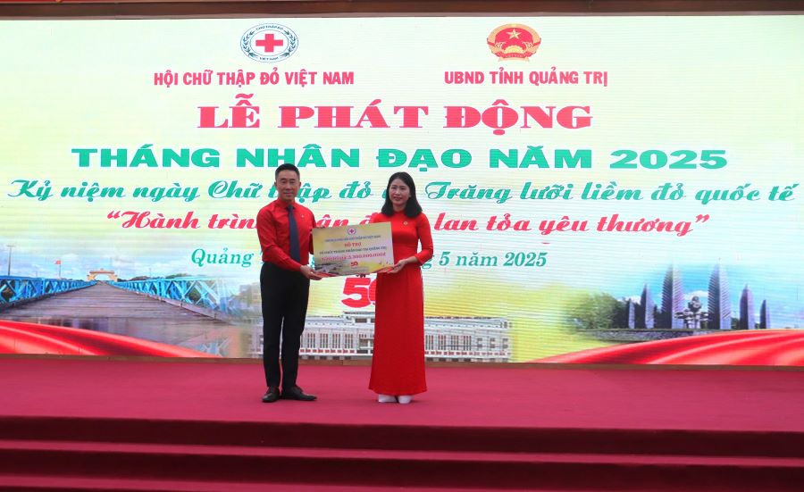 Phát động tháng nhân đạo năm 2025 ở Quảng Trị
