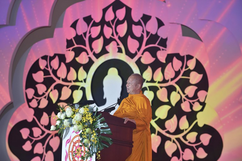 Chủ tịch Ủy ban Tổ chức Quốc tế Đại lễ Vesak Liên Hợp Quốc (ICDV), Hòa thượng Brahmapundit phát biểu - Ảnh: VGP/Giang Thanh Chủ tịch Ủy ban Tổ chức Quốc tế Đại lễ Vesak Liên Hợp Quốc (ICDV), Hòa thượng Brahmapundit phát biểu - Ảnh: VGP/Giang Thanh