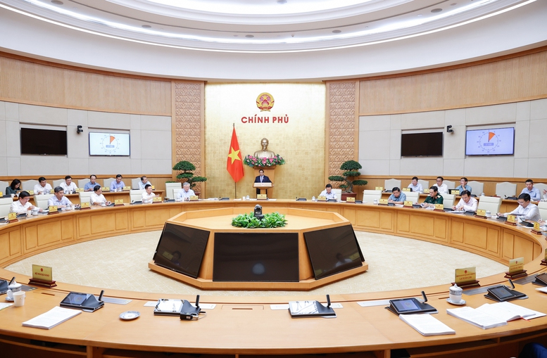 Thủ tướng Phạm Minh Chính chủ trì phiên họp Chính phủ thường kỳ tháng 4/2025 - Ảnh: VGP/Nhật Bắc Thủ tướng Phạm Minh Chính chủ trì phiên họp Chính phủ thường kỳ tháng 4/2025 - Ảnh: VGP/Nhật Bắc