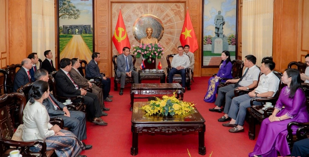 Đoàn đại biểu Mặt trận Lào xây dựng đất nước tỉnh Hủa Phăn thăm, làm việc tại Thanh Hóa