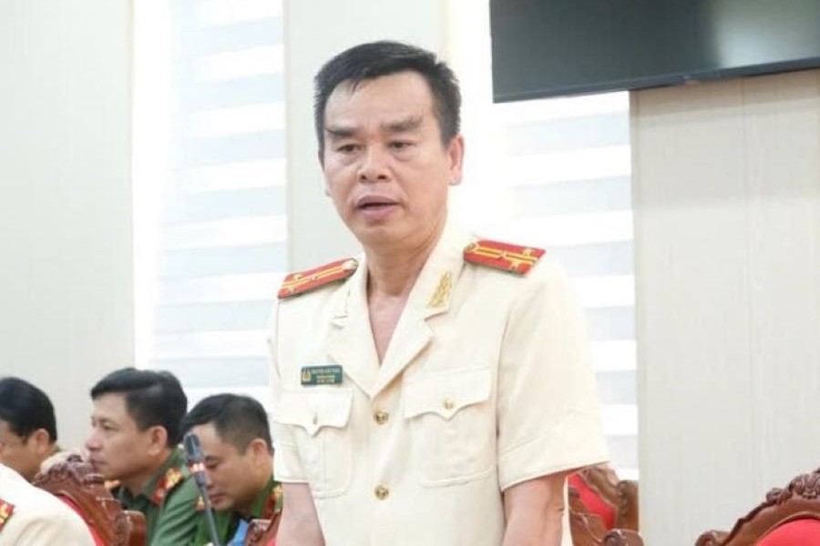 Thượng tá Nguyễn Anh Tuấn - Trưởng phòng An ninh điều tra, Công an tỉnh Hà Tĩnh là một trong 16 cán bộ xin nghỉ hưu trước tuổi.