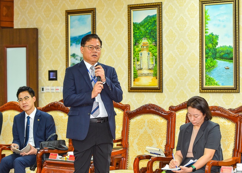 Bí thư Tỉnh ủy Hải Dương tiếp Đại sứ Hàn Quốc tại Việt Nam