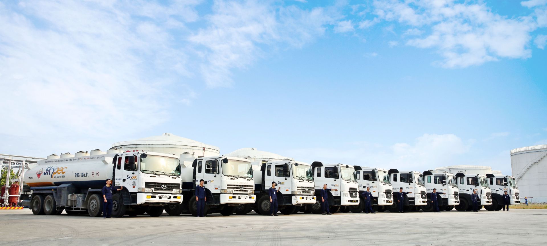 Chuỗi cung ứng nhiên liệu của SKYPEC được thực hiện trên các hạ tầng, trang thiết bị đạt tiêu chuẩn quốc tế