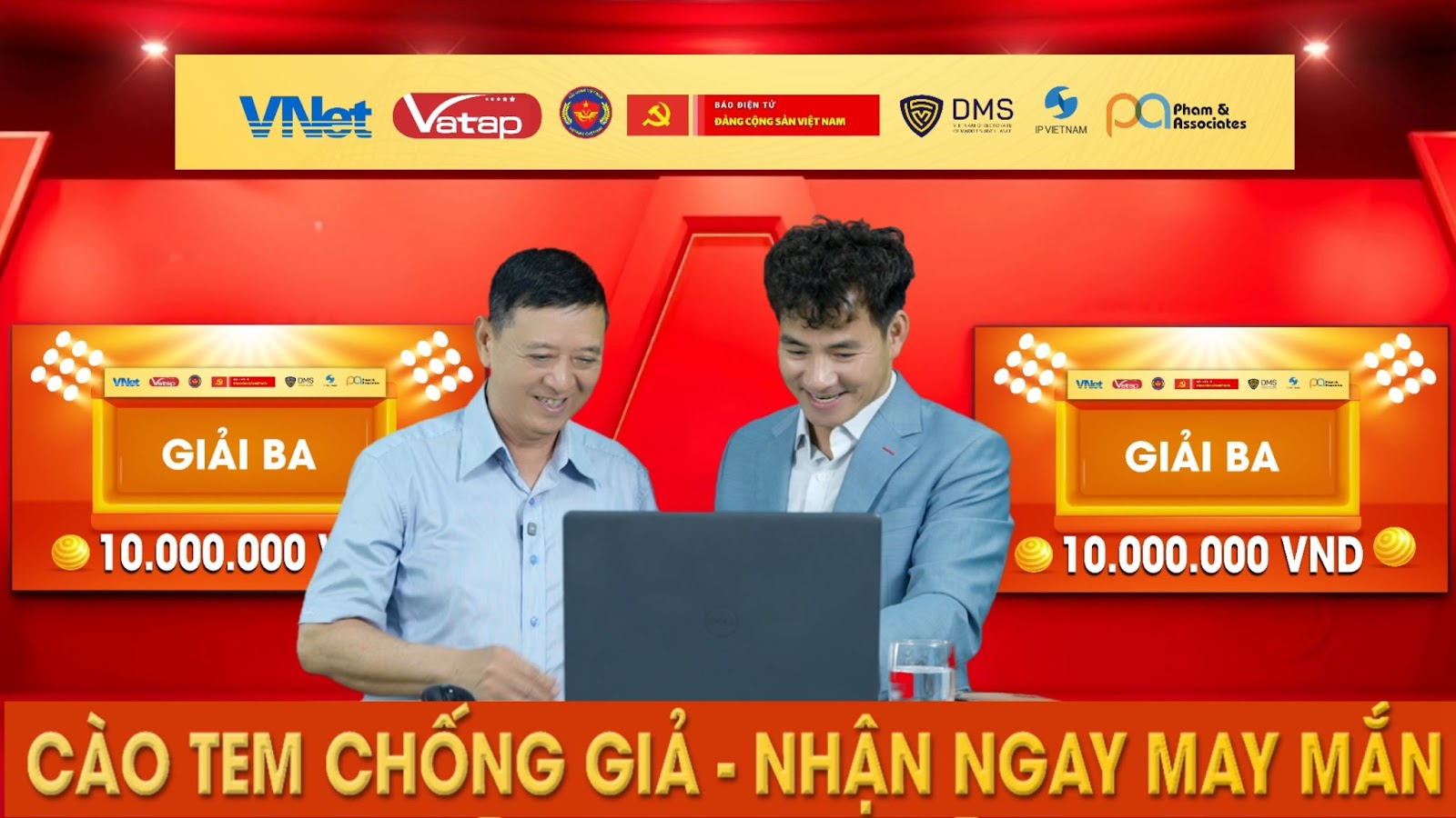 Ông Nguyễn Đăng Sinh - Chủ tịch Hiệp hội Chống hàng giả và bảo vệ thương hiệu Việt Nam tham gia quay thưởng tại Chương trình Ông Nguyễn Đăng Sinh - Chủ tịch Hiệp hội Chống hàng giả và bảo vệ thương hiệu Việt Nam tham gia quay thưởng tại Chương trình