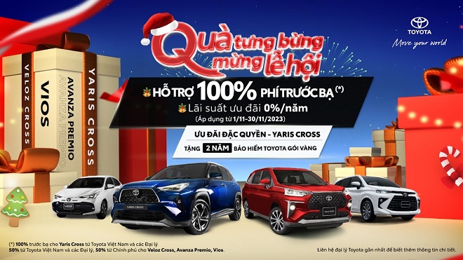 Toyota tri ân khách hàng: Loạt ưu đãi "khủng" mừng 30 năm tại Việt Nam