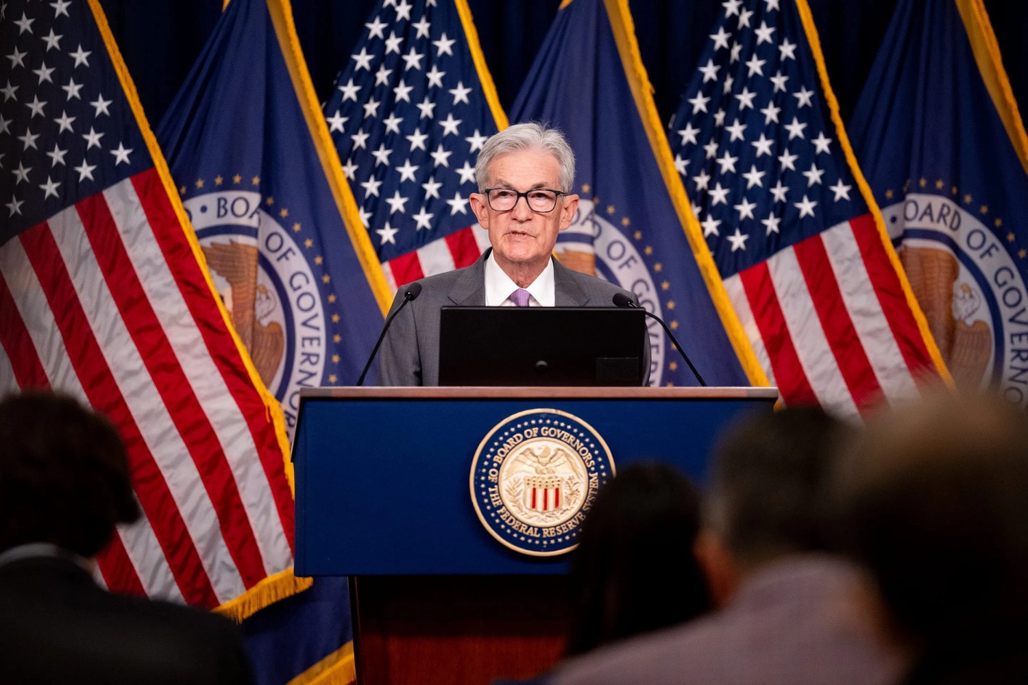 Chủ tịch Cục Dự trữ Liên bang Mỹ (Fed) Jerome Powell. Nguồn: Gettty Images