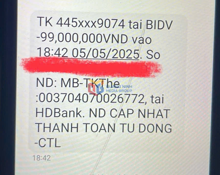Hạ Long: Một người dân mất 99 triệu đồng sau khi nghe cuộc gọi mạo danh nhân viên ngành nước