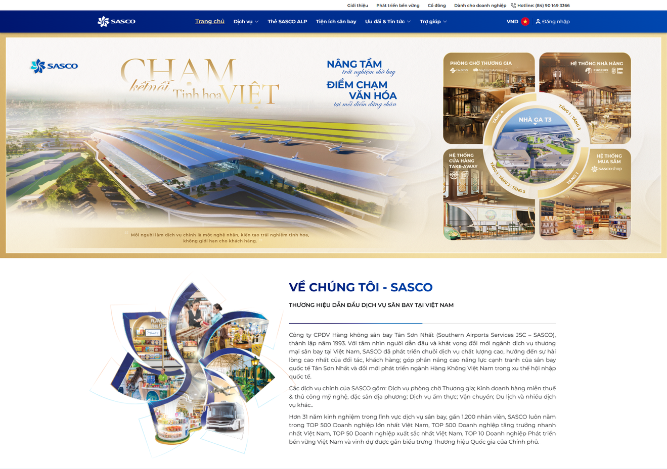 Truy cập tất cả dịch vụ SASCO, đặt trước trải nghiệm phòng chờ thương gia sang trọng, phòng ngủ sân bay tiện lợi và nhiều hơn thế nữa…