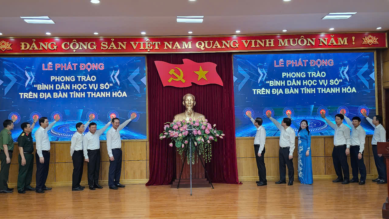 Thanh Hóa phát động phong trào “Bình dân học vụ số”