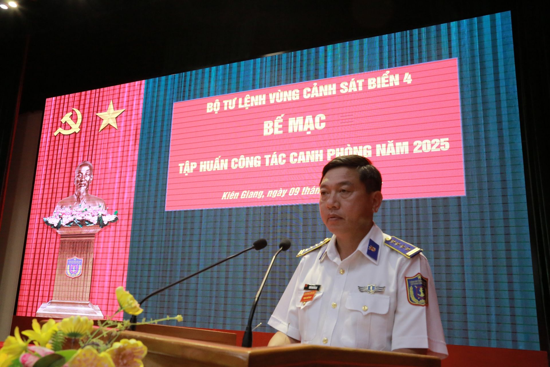  BTL Vùng Cảnh sát Biển 4 tập huấn đóng quân canh phòng năm 2025