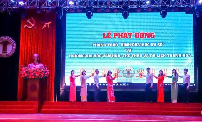 Trường Đại học Văn hóa, Thể thao và Du lịch Thanh Hóa phát động phong trào “Bình dân học vụ số”