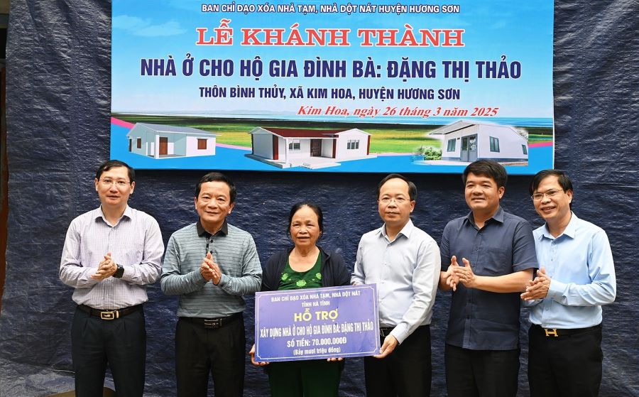 Hà Tĩnh hoàn thành xây dựng 2.094/2.290 nhà tạm, nhà dột nát