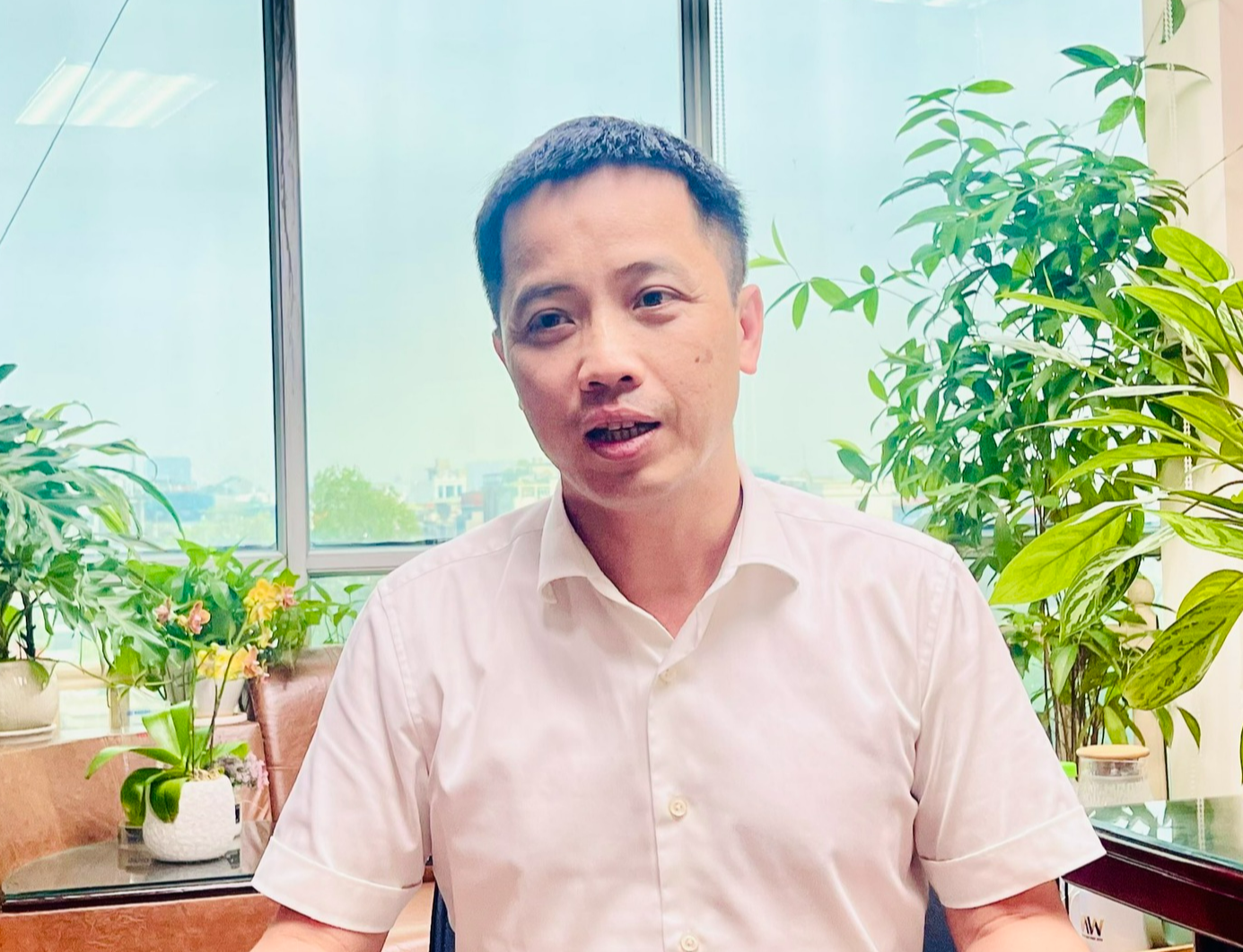 Ông Đậu Anh Tuấn nhấn mạnh, lần đầu tiên khu vực kinh tế tư nhân được xác định là một động lực quan trọng nhất của nền kinh tế trong giai đoạn tới - Ảnh: VGP/Quang Thương