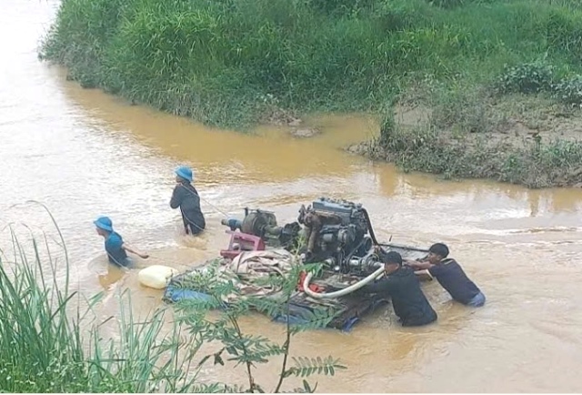 Đắk Lắk: Phòng CSGT kịp thời phát hiện 2 vụ khai thác cát trái phép