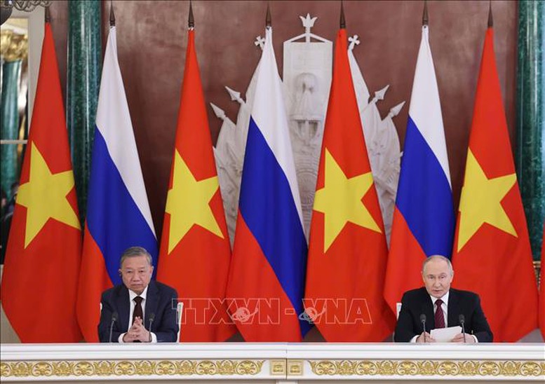 Tuyên bố chung về những định hướng lớn của quan hệ Đối tác Chiến lược toàn diện Việt Nam - Nga trong giai đoạn hợp tác mới