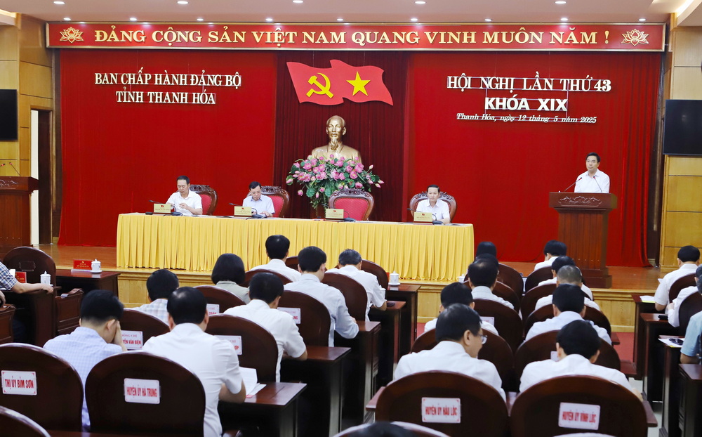 Thanh Hóa thông qua Đề án tổ chức bộ máy, biên chế đảng ủy xã, phường sau sắp xếp