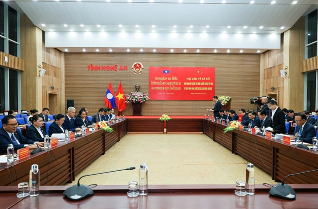 Nghệ An và Viêng Chăn tăng cường hợp tác toàn diện giai đoạn 2025 - 2028. Nghệ An và Viêng Chăn tăng cường hợp tác toàn diện giai đoạn 2025 - 2028.
