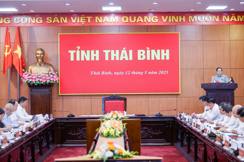 Thủ tướng: Thái Bình cần lấn biển, phát triển hạ tầng chiến lược để tăng tốc, bứt phá