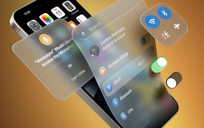 Rò rỉ iOS 19: Tự động kết nối WiFi công cộng, giao diện lột xác theo phong cách visionOS