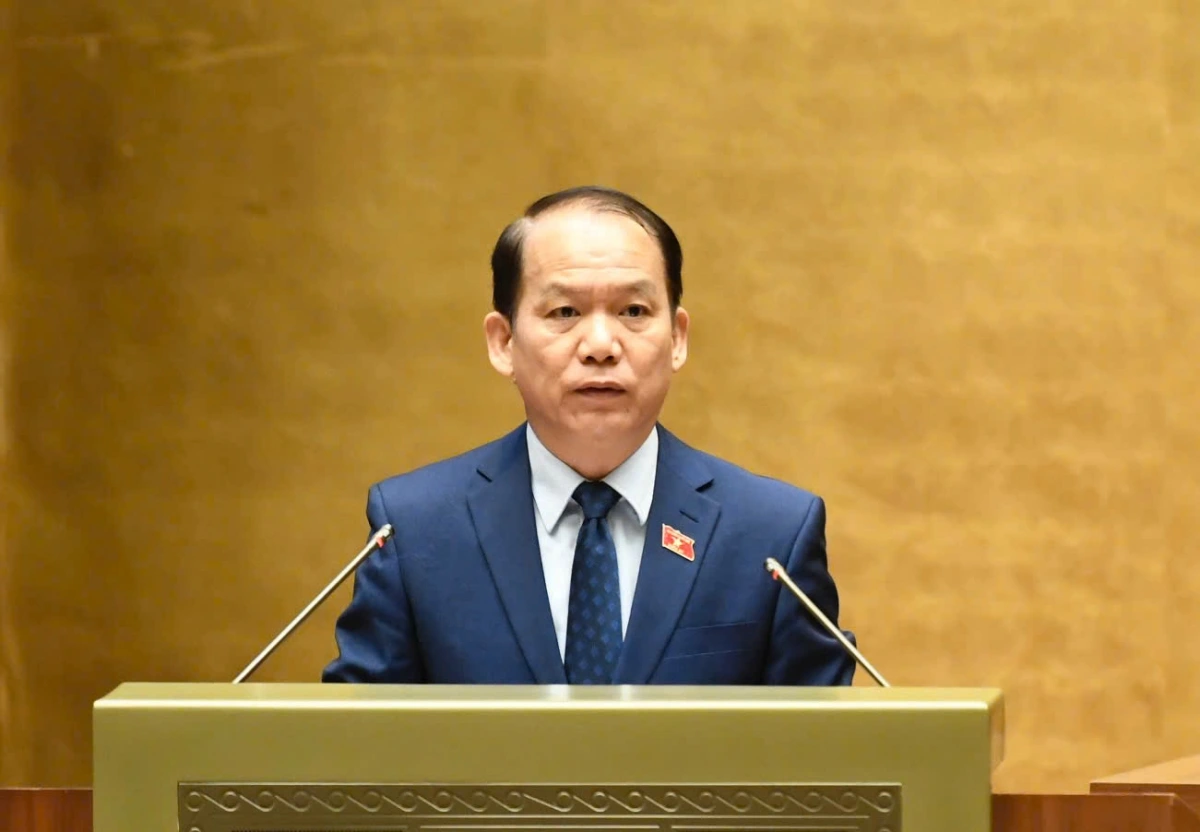 Chủ nhiệm Ủy ban Pháp luật và Tư pháp của Quốc hội Hoàng Thanh Tùng. (Ảnh: Media Quốc hội)