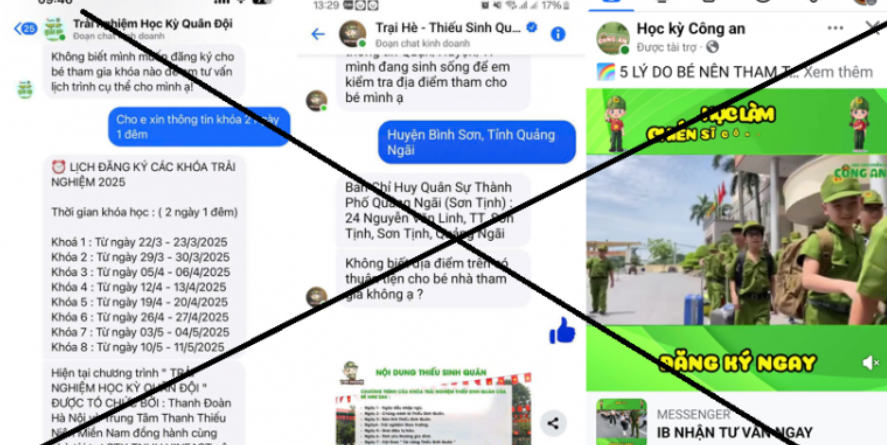 Cấn trọng với chiêu lừa đảo online gắn mác trại hè